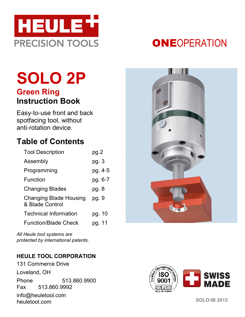 Solo 2P Instruction Booklet